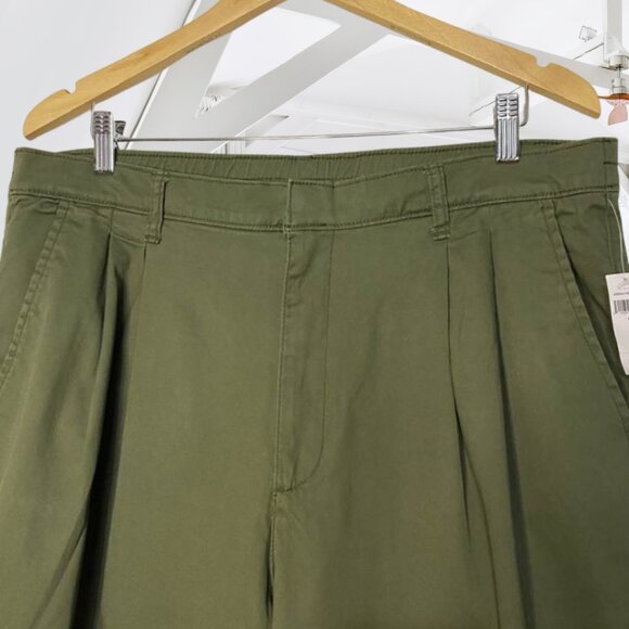 GAP Women's Army Green Trousers - High Rise - Size 18 - NWT Stretch Cotton Pants - Picture 5 of 12